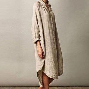 [SHEIN] Flowy button down hi-lo dress